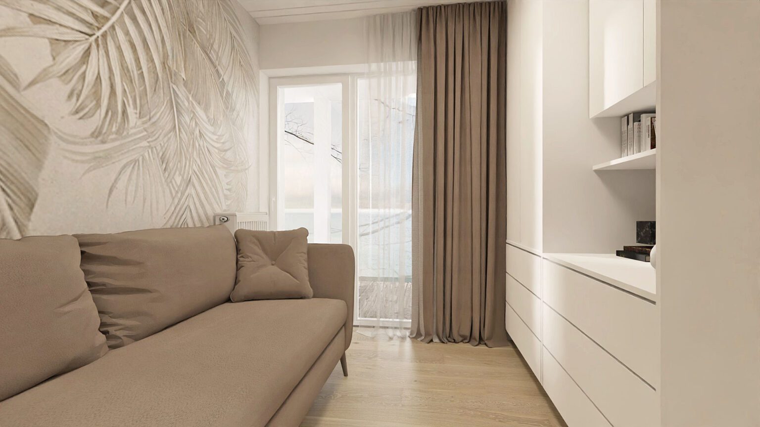Apartament nad morzem_sypialnia II