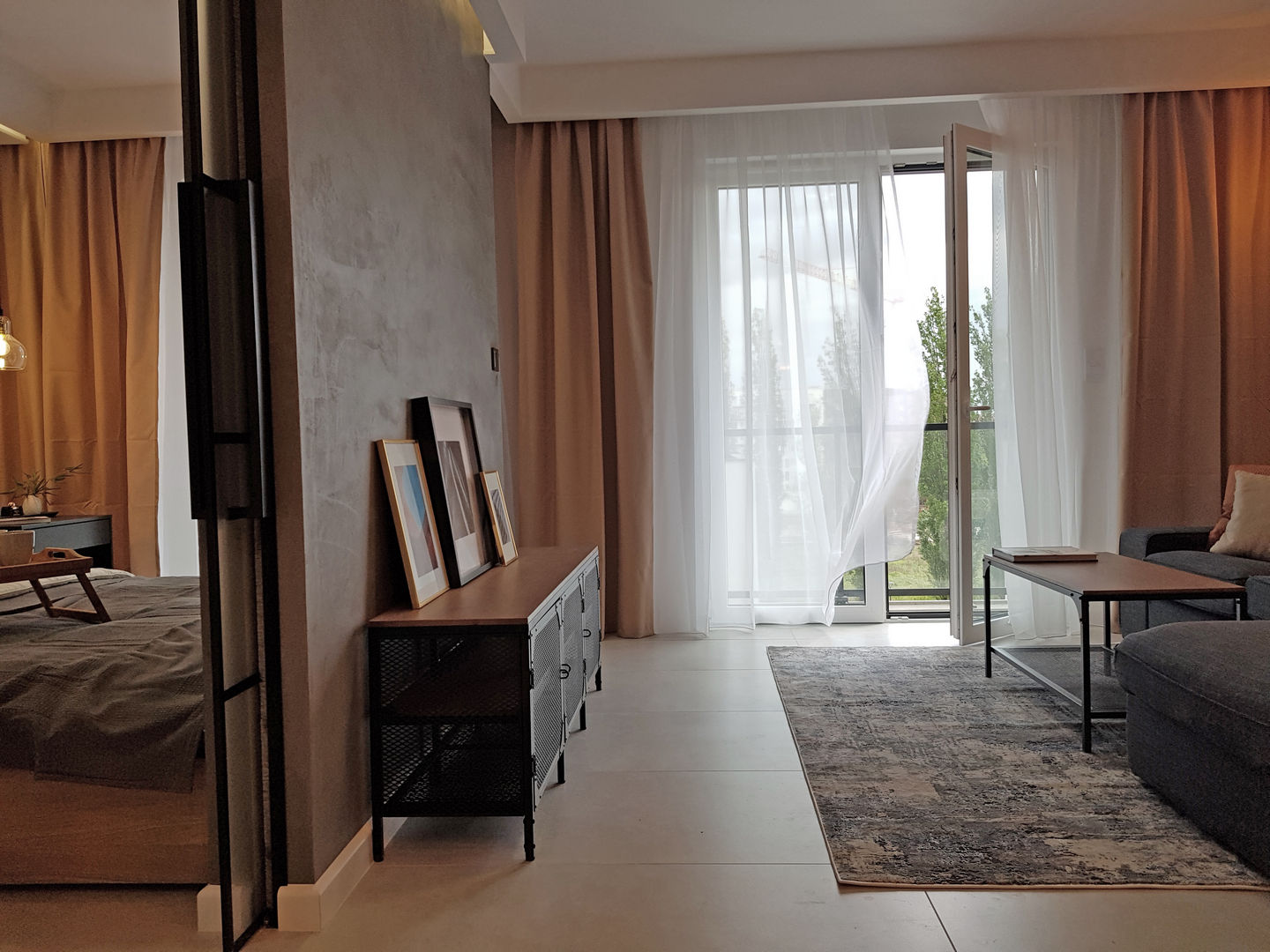 Mieszkanie loftowe_salon_widok 18