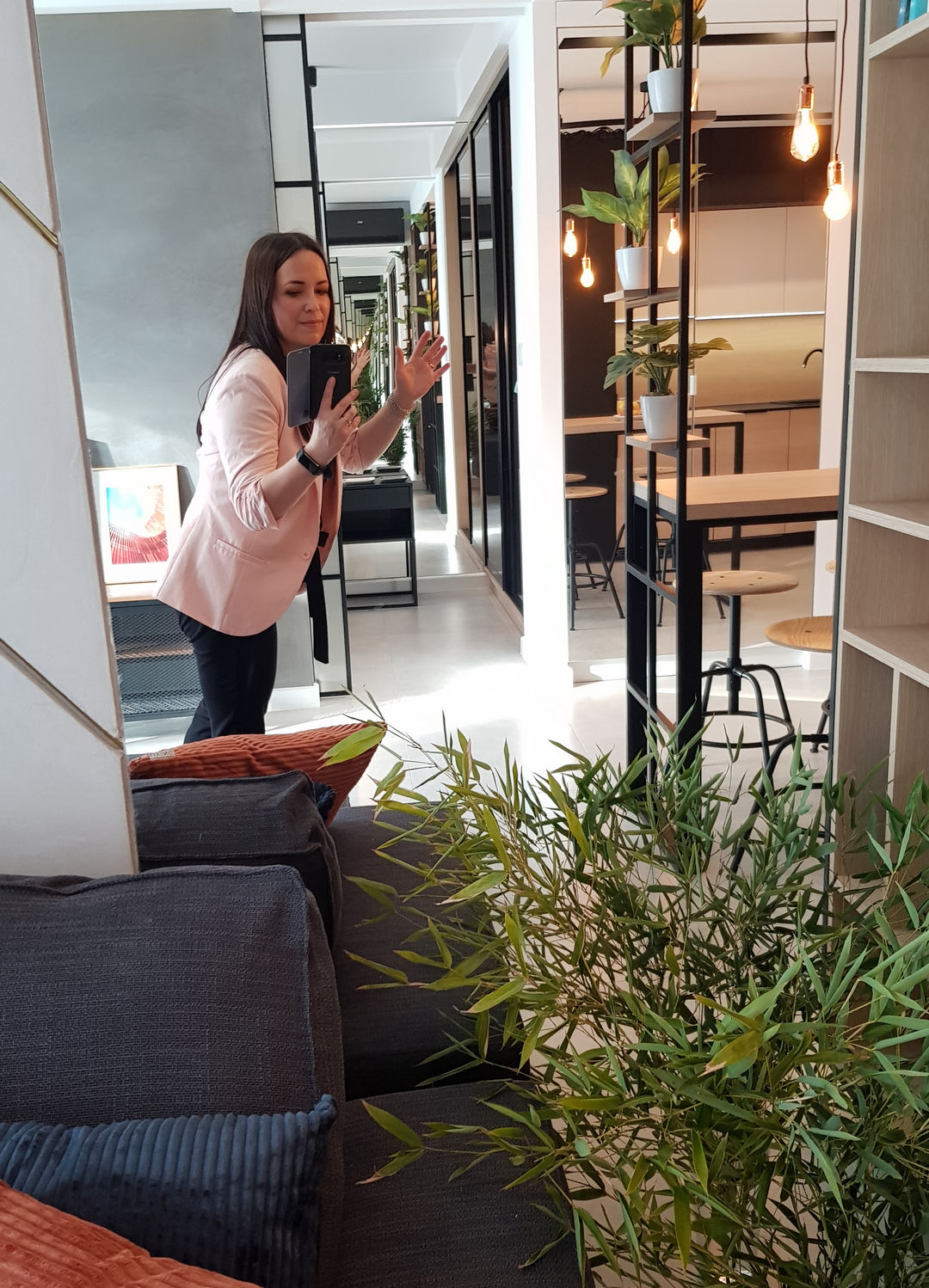 Mieszkanie loftowe_salon_widok 5